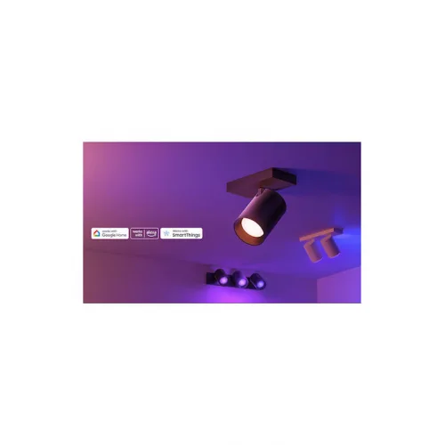 Yeelight Τριπλό Σποτ με Ντουί GU10 σε Μαύρο Χρώμα