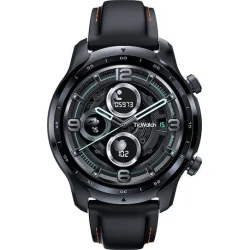 Ticwatch Pro 3 GPS Stainless Steel 48mm Αδιάβροχο Smartwatch με Παλμογράφο (Shadow Black)