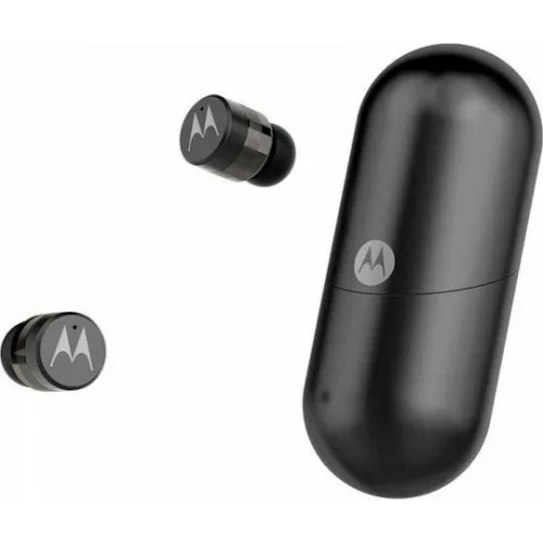 Motorola VerveBuds 400 Bluetooth Handsfree Ακουστικά με Θήκη Φόρτισης Μαύρα