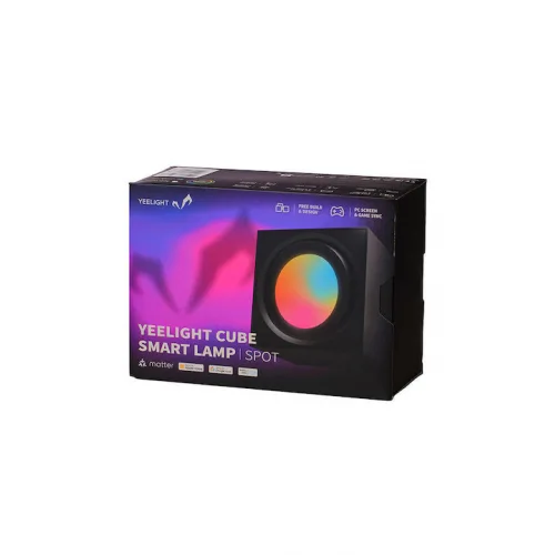 Yeelight Smart Bluetooth/WiFi Επιτραπέζιο Διακοσμητικό Φωτιστικό LED Μαύρο