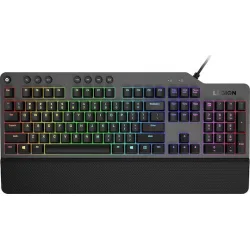 Lenovo Legion K500 Gaming Μηχανικό Πληκτρολόγιο με Outemu Red διακόπτες και RGB φωτισμό (Αγγλικό US) Γκρι