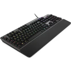 Lenovo Legion K500 Gaming Μηχανικό Πληκτρολόγιο με Outemu Red διακόπτες και RGB φωτισμό (Αγγλικό US) Γκρι