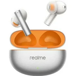 Realme Buds Air 6 Bluetooth Handsfree Ακουστικά με Θήκη Φόρτισης Flame Silver