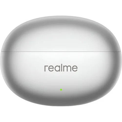 Realme Buds Air 6 Bluetooth Handsfree Ακουστικά με Θήκη Φόρτισης Flame Silver