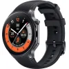 Oppo Watch X Stainless Steel 47mm Αδιάβροχο με Παλμογράφο (Platinum Black)
