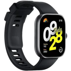 Xiaomi Redmi Watch 4 Aluminium 48mm Αδιάβροχο με Παλμογράφο (Μαύρο)