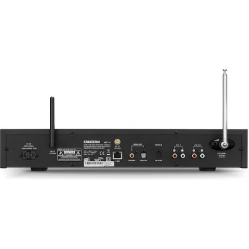 Sangean WFT-4 Επιτραπέζιο Ραδιόφωνο Ρεύματος DAB+ με Bluetooth Μαύρο