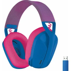 Logitech G435 Lightspeed Ασύρματο Over Ear Gaming Headset με σύνδεση Bluetooth / USB Μπλε/Φούξια Logitech G435 Lightspeed Ασύρματο Over Ear Gaming Headset με σύνδεση Bluetooth / USB Μπλε/Φούξια