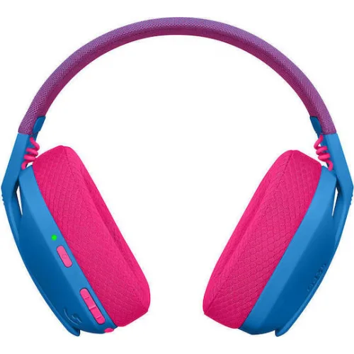 Logitech G435 Lightspeed Ασύρματο Over Ear Gaming Headset με σύνδεση Bluetooth / USB Μπλε/Φούξια Logitech G435 Lightspeed Ασύρματο Over Ear Gaming Headset με σύνδεση Bluetooth / USB Μπλε/Φούξια