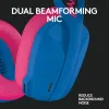 Logitech G435 Lightspeed Ασύρματο Over Ear Gaming Headset με σύνδεση Bluetooth / USB Μπλε/Φούξια Logitech G435 Lightspeed Ασύρματο Over Ear Gaming Headset με σύνδεση Bluetooth / USB Μπλε/Φούξια