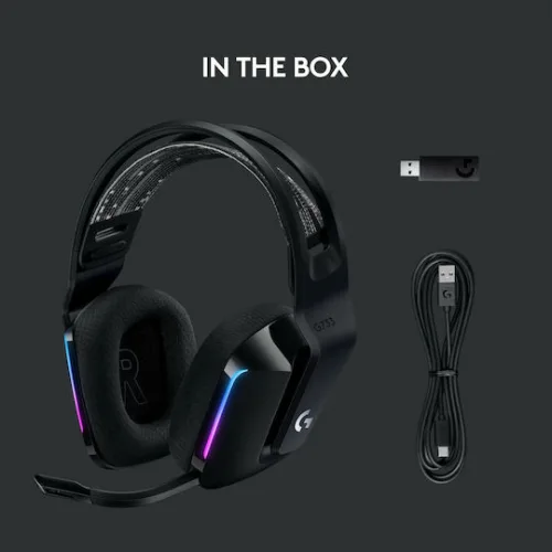 Logitech G733 Ασύρματο Over Ear Gaming Headset με σύνδεση USB