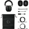 Logitech G PRO X with MIT Blue VO!CE Over Ear Gaming Headset με σύνδεση 2x3.5mm / USB