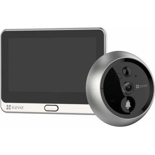 Ezviz CS-DP2C Σετ Θυροτηλεόρασης Wi-Fi Ασημί