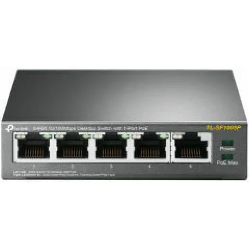 TP-LINK TL-SF1005P v4 Unmanaged L2 PoE Switch με 5 Θύρες Ethernet