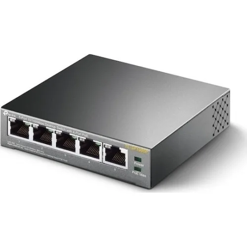 TP-LINK TL-SF1005P v4 Unmanaged L2 PoE Switch με 5 Θύρες Ethernet