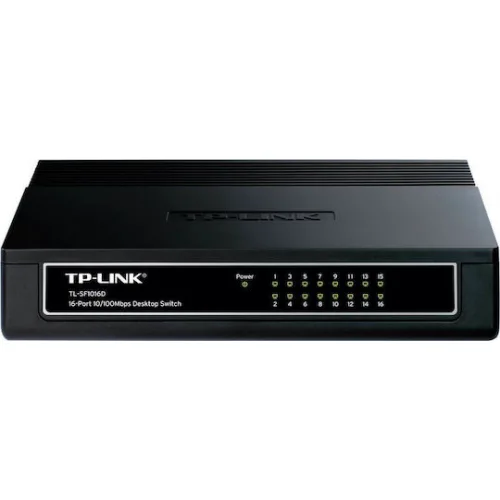 TP-LINK TL-SF1016D v7 Unmanaged L2 Switch με 16 Θύρες Ethernet