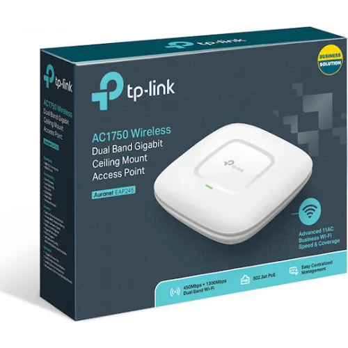 TP-LINK EAP245 v1 Access Point Wi‑Fi 5 Dual Band (2.4 & 5GHz)