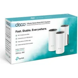 TP-LINK Deco M4 v2 WiFi Mesh Network Access Point Wi‑Fi 5 Dual Band (2.4 & 5GHz) σε Τριπλό Kit