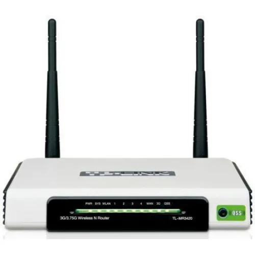 TP-LINK TL-MR3420 v1 Ασύρματο Router Wi‑Fi 4 με 4 Θύρες Ethernet TP-LINK TL-MR3420 v1 Ασύρματο Router Wi‑Fi 4 με 4 Θύρες Ethernet