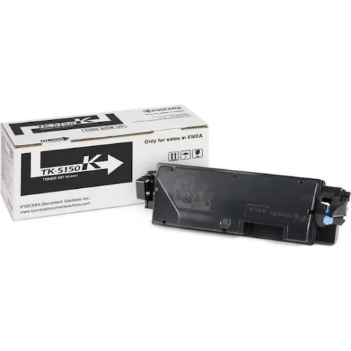 Kyocera TK-5150K Γνήσιο Toner Laser Εκτυπωτή Μαύρο 12000 Σελίδων (1T02NS0NL0)