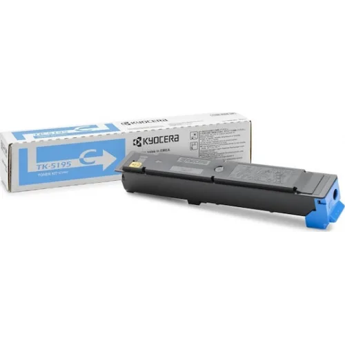 Kyocera TK-5195C Γνήσιο Toner Laser Εκτυπωτή Κυανό 7000 Σελίδων (1T02R4CNL0)