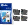 Brother LC421 Γνήσιο Πακέτο 4 Μελανιών Εκτυπωτή InkJet Κίτρινο / Κυανό / Ματζέντα / Μαύρο (LC-421VAL)