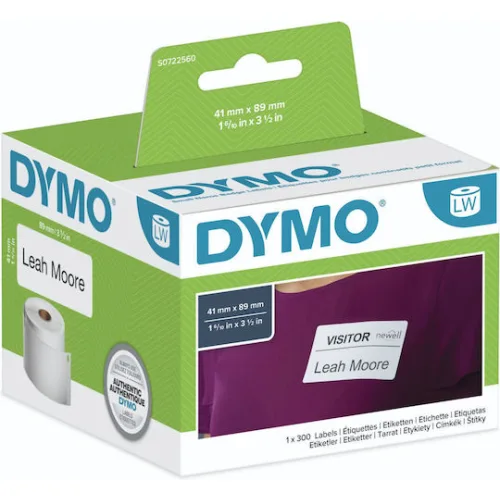 Ετικέτες Γενικής Χρήσης DYMO 11356 89 x 41 mm (Λευκές) (S0722560) (DYMO11356)