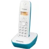 Panasonic KX-TG1611 Ασύρματο Τηλέφωνο με Ελληνικό Μενού Λευκό-Μπλέ