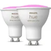 Philips Smart Λάμπες LED 4.3W για Ντουί GU10 RGB 2τμχ