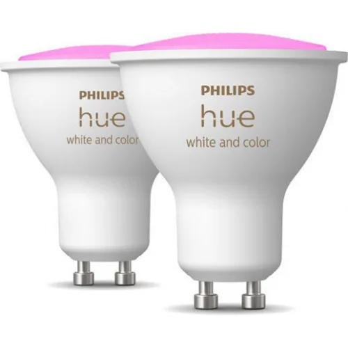 Philips Smart Λάμπες LED 4.3W για Ντουί GU10 RGB 2τμχ