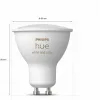 Philips Smart Λάμπες LED 4.3W για Ντουί GU10 RGB 2τμχ