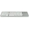 MediaRange Foldable and Rechargeable Bluetooth keyboard 64 keys with touchpad Silver (MROS133-GR)