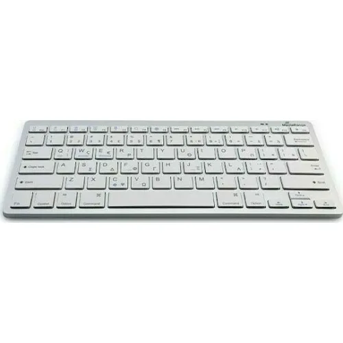 MediaRange Foldable and Rechargeable Bluetooth keyboard 64 keys with touchpad Silver (MROS133-GR)