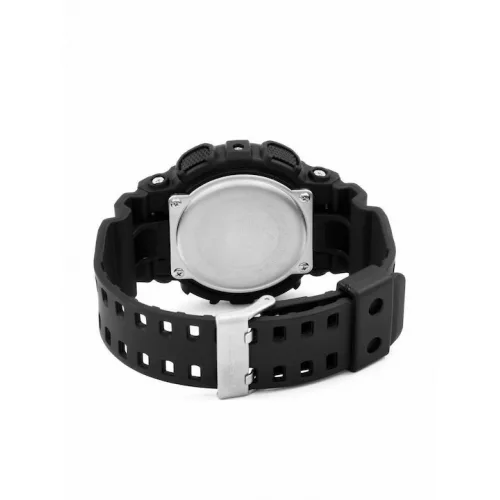 Casio G-Shock Αναλογικό/Ψηφιακό Ανδρικό Ρολόι 55mm Χρονογράφος Μπαταρίας με Μαύρο Καουτσούκ Λουράκι