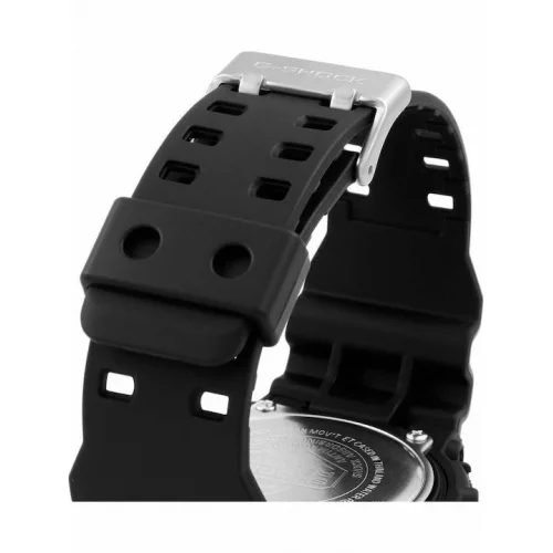 Casio G-Shock Αναλογικό/Ψηφιακό Ανδρικό Ρολόι 55mm Χρονογράφος Μπαταρίας με Μαύρο Καουτσούκ Λουράκι