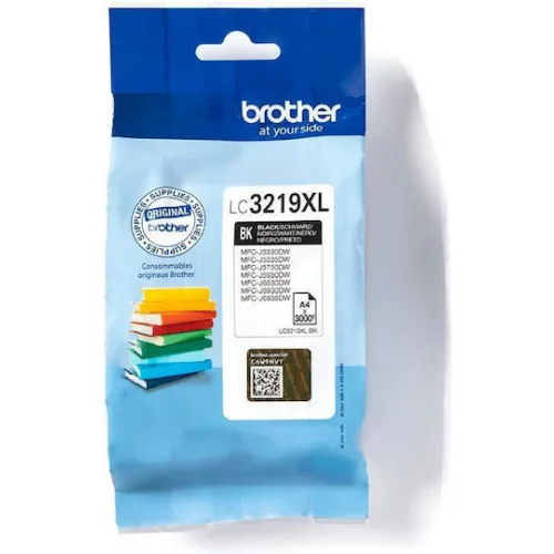 Brother LC3219XL Γνήσιο Μελάνι Εκτυπωτή InkJet Μαύρο (LC-3219XLBK)