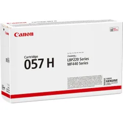Canon 057H Γνήσιο Toner Laser Εκτυπωτή Μαύρο High Capacity 10000 Σελίδων (3010C002)