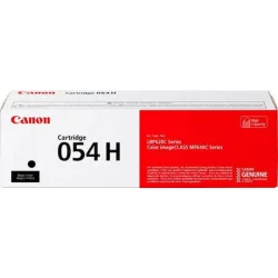 Canon 054H Γνήσιο Toner Laser Εκτυπωτή Μαύρο High Capacity 3100 Σελίδων (3028C002)