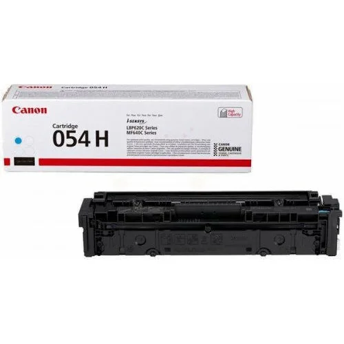 Canon 054H Γνήσιο Toner Laser Εκτυπωτή Κυανό High Yield 2300 Σελίδων (3027C002)
