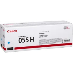 Canon 055H Γνήσιο Toner Laser Εκτυπωτή Κυανό High Capacity 5900 Σελίδων (3019C002)