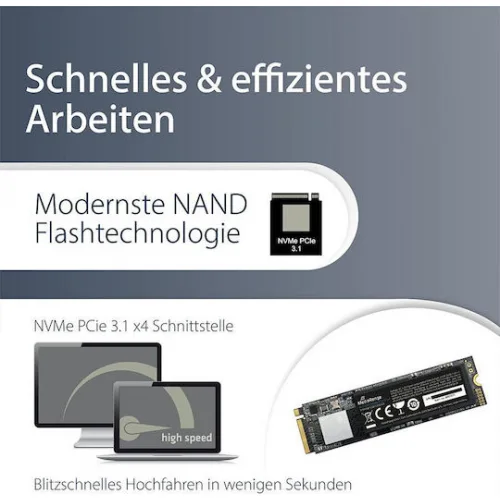 MediaRange SSD 1TB M.2 NVMe PCI Express 3.0
