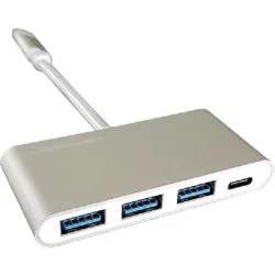 LC-Power USB 3.0 Hub 4 Θυρών με σύνδεση USB-C Γκρι LC-Power USB 3.0 Hub 4 Θυρών με σύνδεση USB-C Γκρι