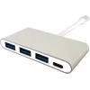 LC-Power USB 3.0 Hub 4 Θυρών με σύνδεση USB-C Γκρι