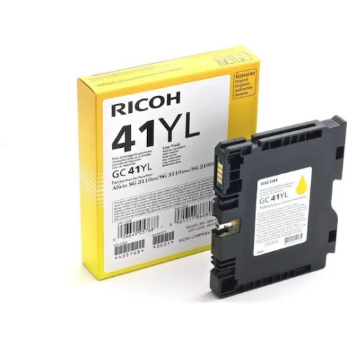 Ricoh GC41CL Γνήσιο Μελάνι Εκτυπωτή InkJet Κίτρινο (405768)