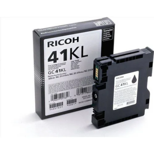 Ricoh GC 41KL Γνήσιο Μελάνι Εκτυπωτή InkJet Μαύρο (405765)