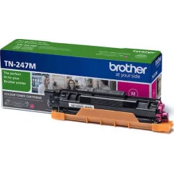 Brother TN-247M Γνήσιο Toner Laser Εκτυπωτή Ματζέντα High Yield 2300 Σελίδων (TN-247M)