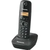 Panasonic KX-TG1611 Ασύρματο Τηλέφωνο με Ελληνικό Μενού Μαύρο