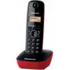 Panasonic KX-TG1611 Ασύρματο Τηλέφωνο με Ελληνικό Μενού Μαύρο-Κόκκινο