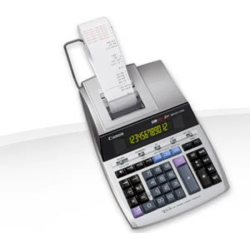 Canon MP1211-LTSC Αριθμομηχανή Χαρτοταινίας 12 Ψηφίων σε Ασημί Χρώμα
