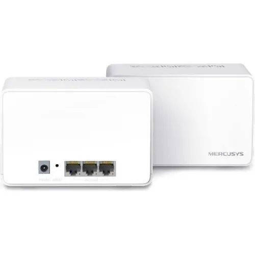 Mercusys Halo H80X v1 WiFi Mesh Network Access Point Wi‑Fi 6 Dual Band (2.4 & 5GHz) σε Διπλό Kit